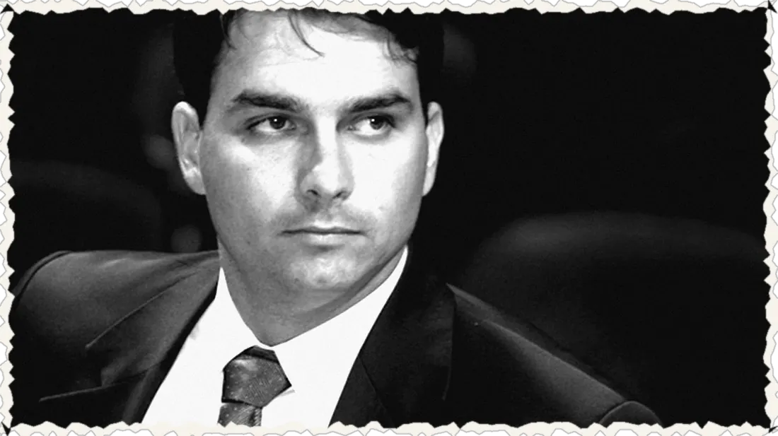 Flávio Bolsonaro jovem